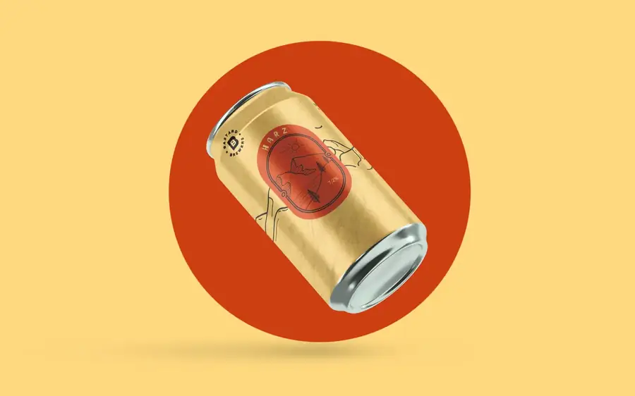 Rendu 3D de la cannette de bière Bastard Brewers