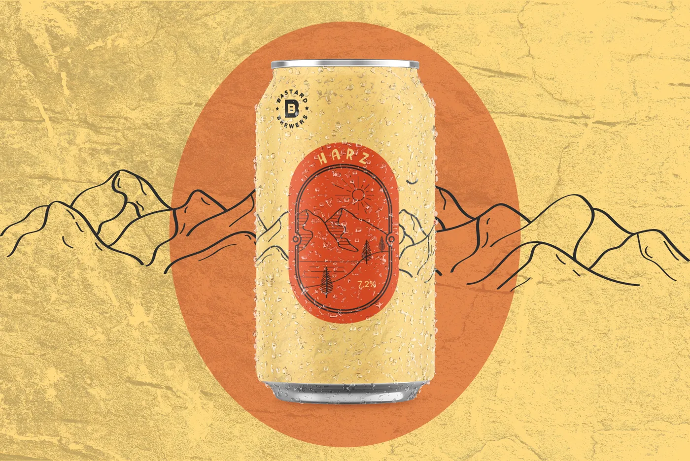 Mockup de cannette Bastard Brewers
